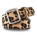 ceinture cuir femme leopard