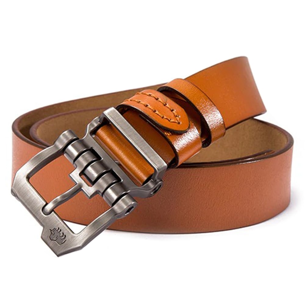 Ceinture double en cuir Arnulf, marron| La Forge Médiévale Ceinture double en cuir Arnulf, marron| La Forge Médiévale