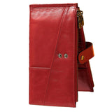 portefeuille femme rouge rubis
