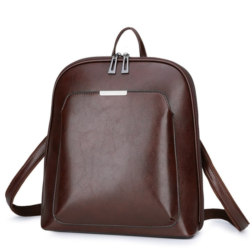 Bag Sac En Cuir Femme Marron Sac à Dos Cuir Femme Marron