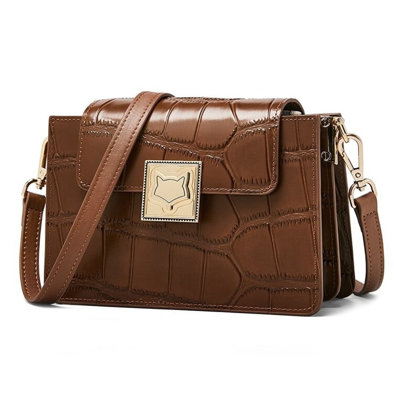 Sac Cuir Marron Foncé Femme Sac Bandoulière Cuir Femme Marron Foncé