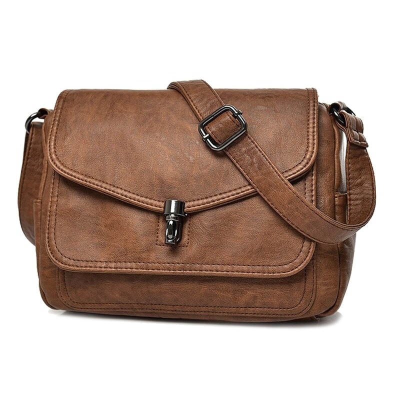 Sac Bandoulière Cuir Femme Marron