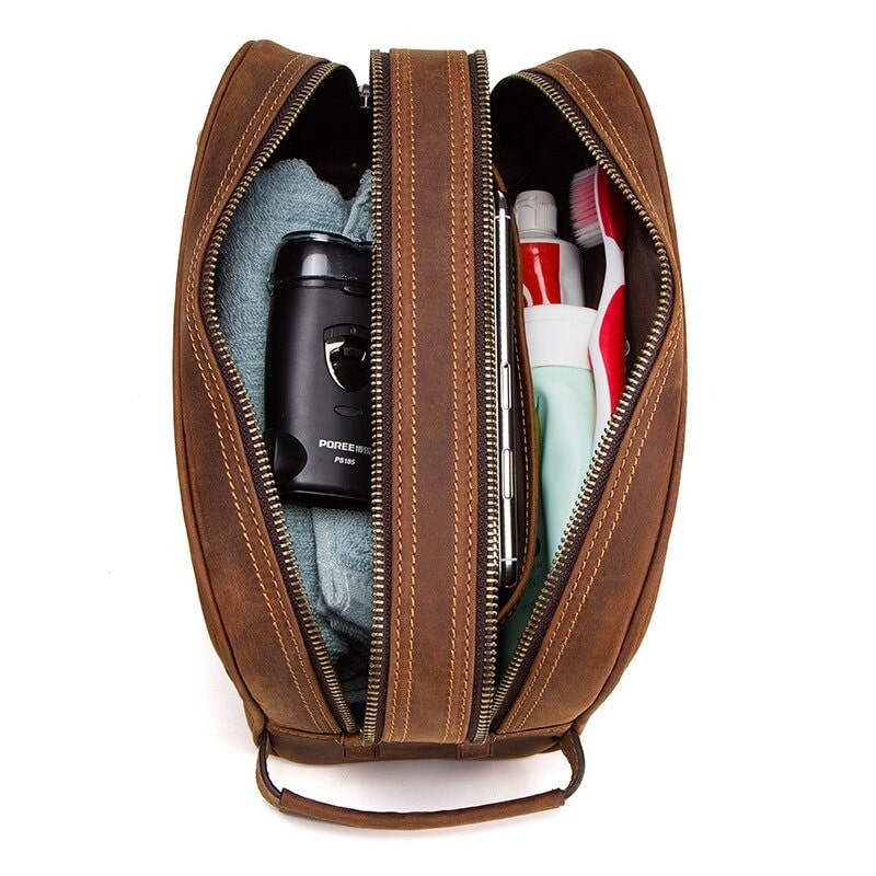 Trousse De Toilette De Luxe En Cuir Cuir Mill naire trousse-de-toilette-de-luxe-en-cuir-cuir-mill-naire