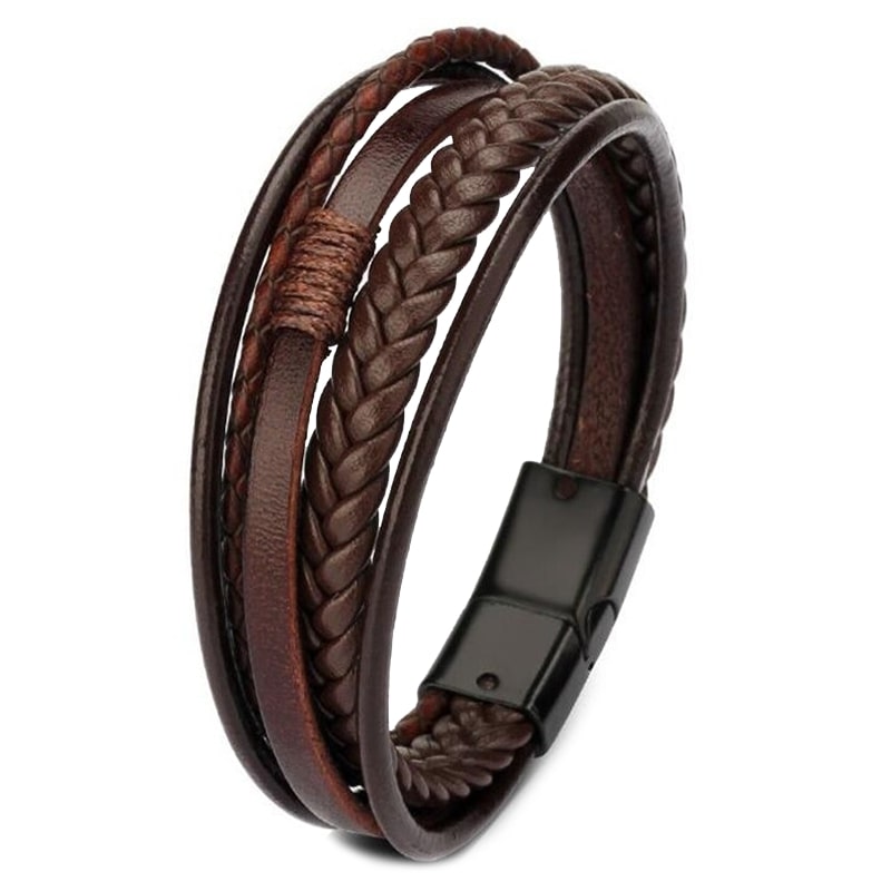 Leather Bracelet Bracelet TressÃ© Cuir Bracelet Cuir TressÃ© Homme