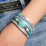 bracelet femme bleu