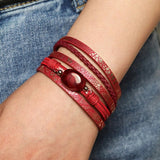 bracelet femme rouge
