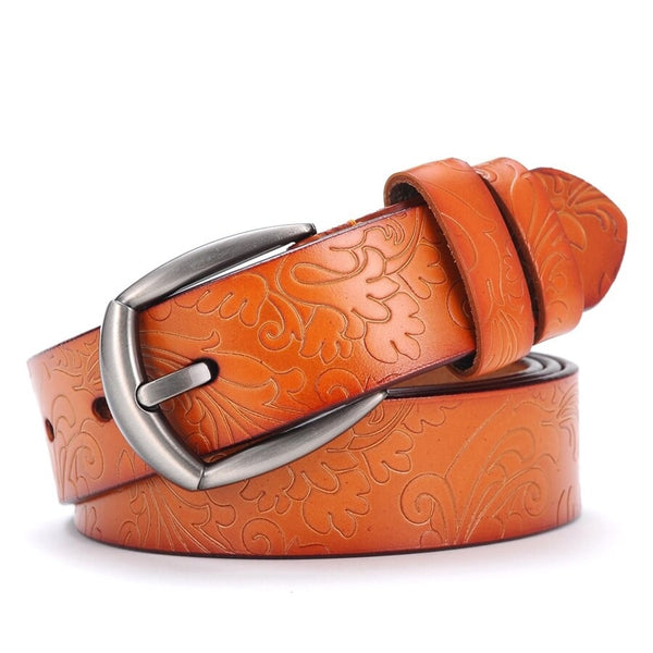 Ceinture En Cuir Camel De La Marque CLOSED - Taille 75 Cm, Largeur Large - Neuf Avec Étiquettes
