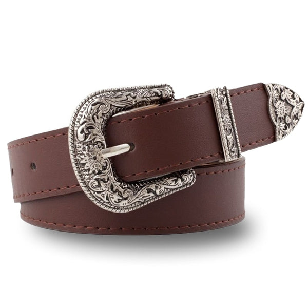 Ceinture cuir western clearance femme