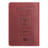 étui passeport cuir Israël 