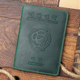 étui passeport cuir maroquinerie Corée du sud