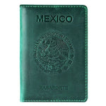 étui passeport cuir Mexique