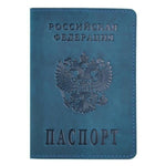 étui passeport cuir Russie