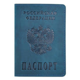 étui passeport cuir Russie