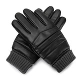 gants cuir chaud
