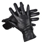 gants cuir hiver chaud