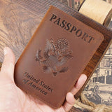 passeport cuir américain