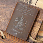 Passeport cuir britannique