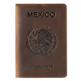 porte passeport cuir Mexique