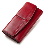 portefeuille vintage rouge