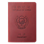 protection passeport cuir Corée du sud