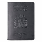 protège-passeport cuir noir espagne