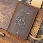 protège-passeport espagnol cuir