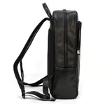 sac a dos cuir homme business vue laterale
